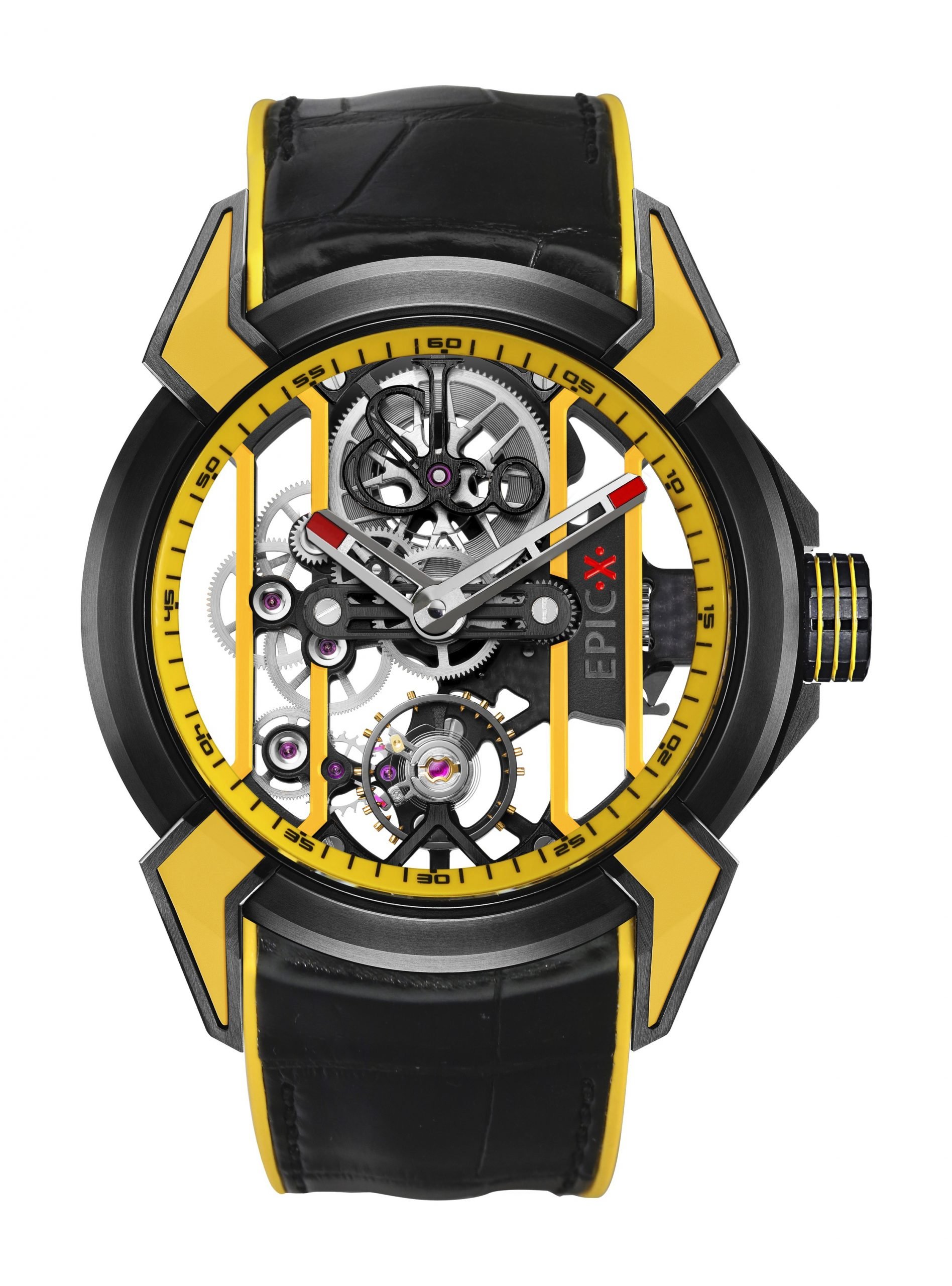 Jacob & Co Epic X Racing replica watch EX100.21.YR.YB.A - Click Image to Close