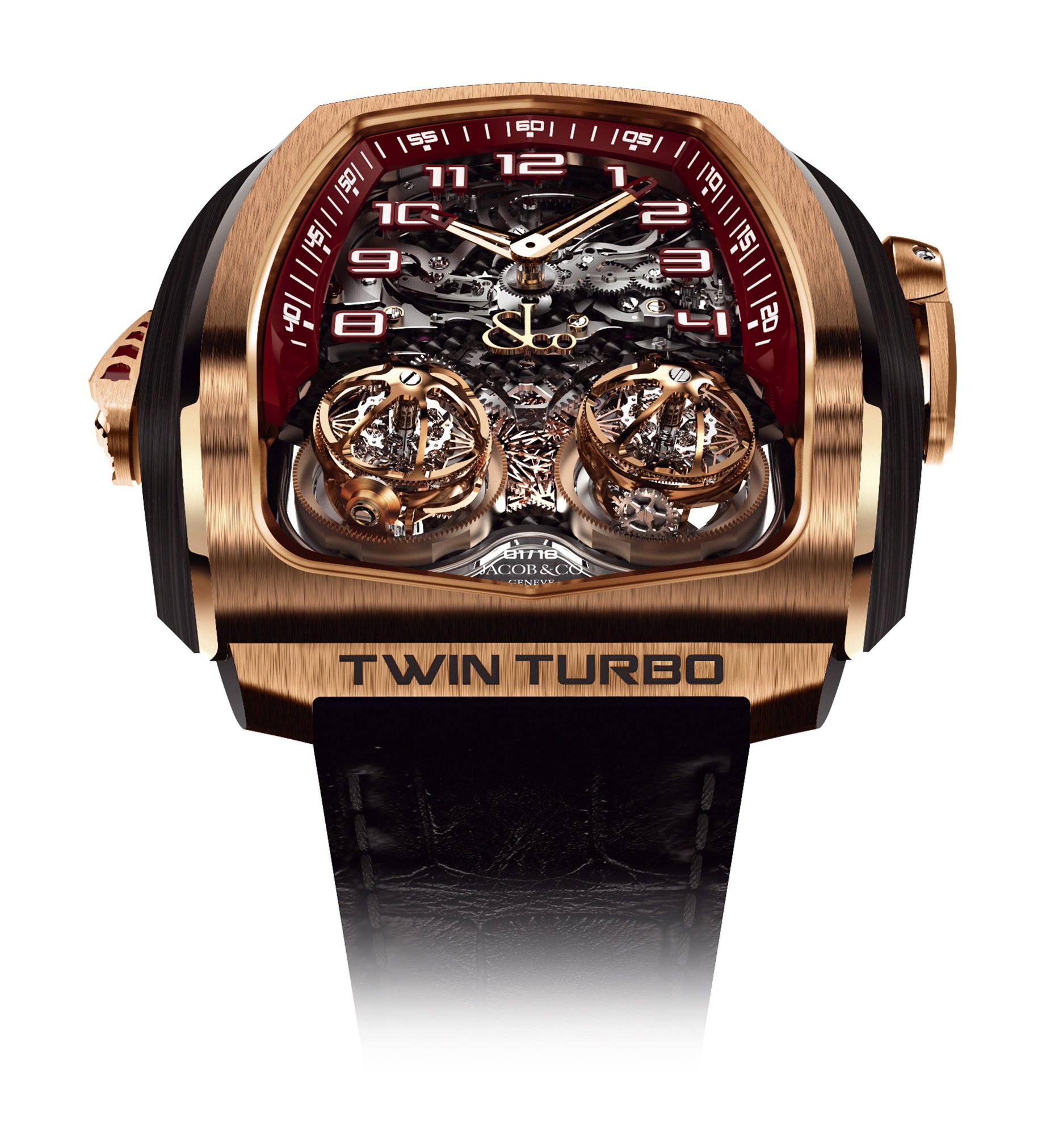 Jacob & Co Twin Turbo replica watch TT100.40.NS.NK.C