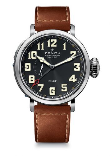 replica Zenith - 03.2430.693/21.C723 Pilot Type 20 GMT watch - Click Image to Close