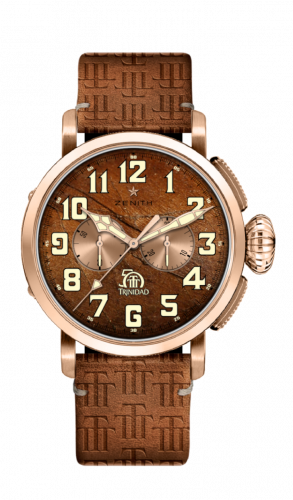 replica Zenith - 18.2430.4069/77.C811 Pilot Type 20 Chronograph Trinidad 50th Anniversary Edition Rose Gold watch