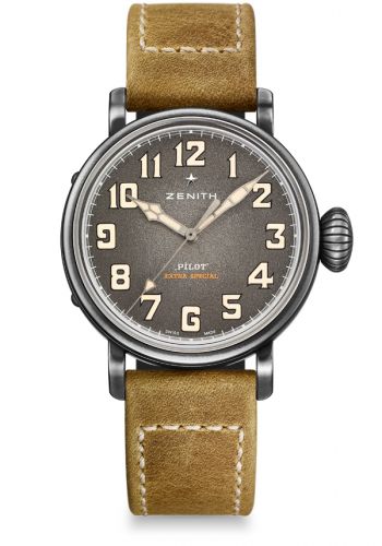 replica Zenith - 11.1940.679/91.C807 Pilot Type 20 Extra Special 40 Aged Stainless Steel / Grey watch
