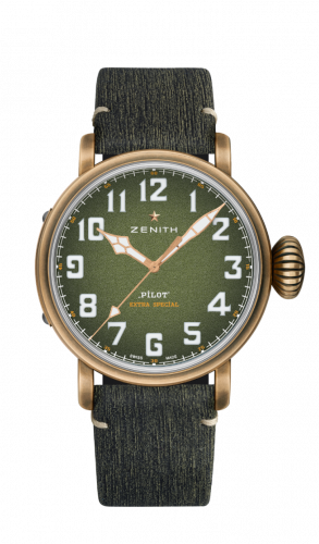 replica Zenith - 29.2430.679/63.C813 Pilot Type 20 Adventure 45mm Bronze / Khaki / Matrix watch