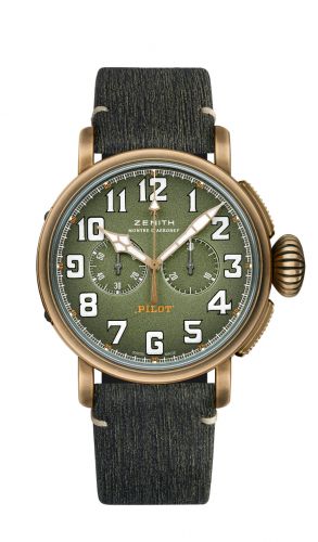 replica Zenith - 29.2430.4069/63.C813 Pilot Type 20 Chronograph Adventure Bronze / Khaki / Matrix watch