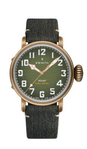 replica Zenith - 29.2430.679/63.I001 Pilot Type 20 Adventure 45mm Bronze / Khaki / Matrix watch