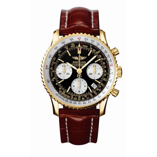best replica Breitling - K2332212/B634 Navitimer Yellow Gold / Black watch - Click Image to Close