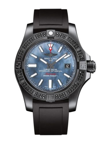 replica Breitling - M17331AT.BE95.134S Avenger II Seawolf Black Steel / Blue MOP / Rubber watch