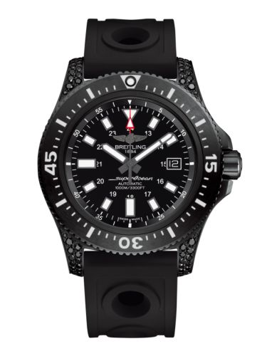 Fake breitling watch - M17393AN.BE92.227S Superocean 44 Special Blacksteel / Diamondworks / Black / Rubber