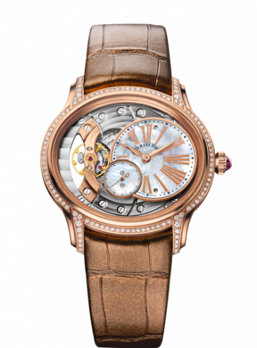 replica Audemars Piguet - 77247OR.ZZ.A812CR.01 Millenary Hand-wound Pink Gold / Mother of Pearl watch - Click Image to Close