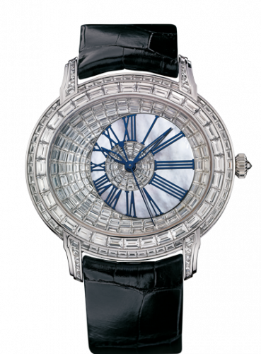 replica Audemars Piguet - 77247BC.ZZ.A813CR.01 Millenary Hand-wound White Gold / Mother of Pearl watch - Click Image to Close