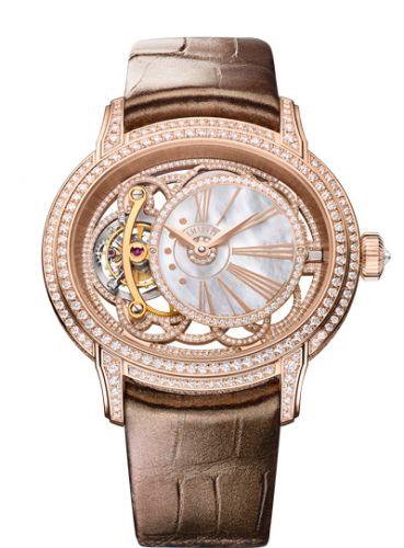 replica Audemars Piguet - 26354OR.ZZ.D812CR.01 Millenary Tourbillon Pink Gold / MOP watch - Click Image to Close