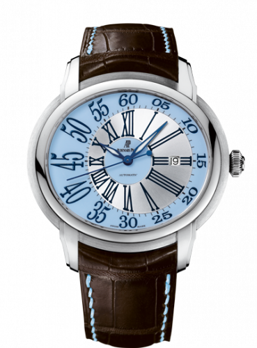 replica Audemars Piguet - 15320BC.OO.D093CR.01 Millenary Self-Winding White Gold / Blue watch