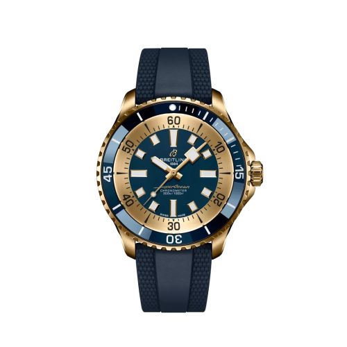 Fake breitling watch - N173761A1C1S1 SuperOcean Automatic 42 Bronze / Blue / USA