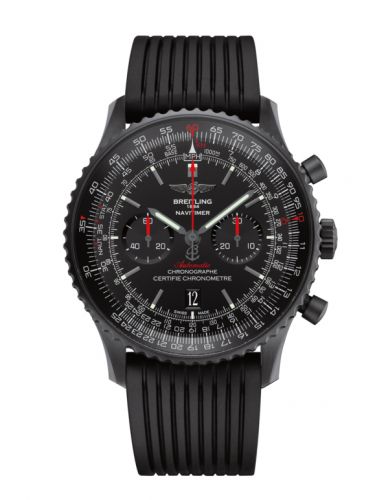 replica Breitling - MB0128221B1S1 Navitimer 01 46 Blacksteel / Black / Rubber watch