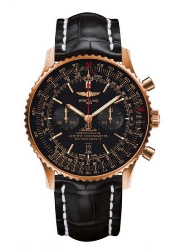 replica Breitling - RB012824.BE20.760 Navitimer 01 46 Red Gold / Black / Croco watch