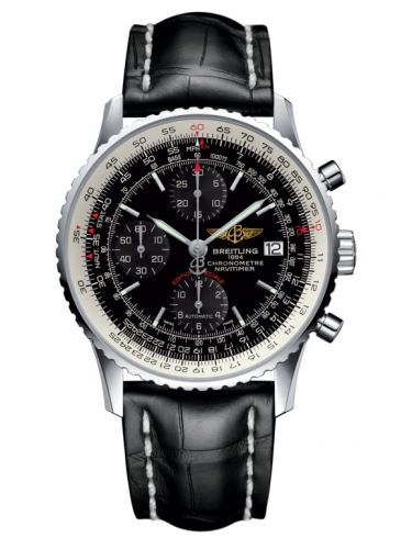 replica Breitling - AB01212B1C1X2 Navitimer 1 B01 Chronograph 43 Stainless Steel / Airline Editions Pan Am / Calf / Folding watch