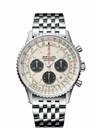 replica Breitling - AB0121211G1A1 Navitimer 1 B01 Chronograph 43 Stainless Steel / Silver / Bracelet watch