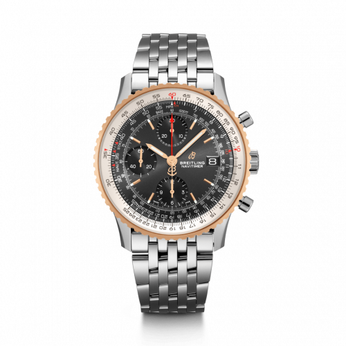replica Breitling - U13324211B1A1 Navitimer 1 Chronograph 41 Stainless Steel / Red Gold / Black / Bracelet watch