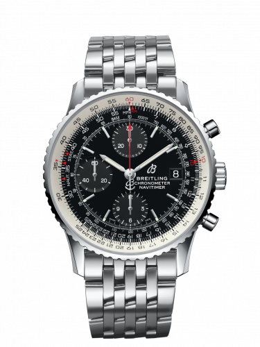 replica Breitling - A13324121B1A1 Navitimer 1 Chronograph 41 Stainless Steel / Black / Bracelet watch - Click Image to Close