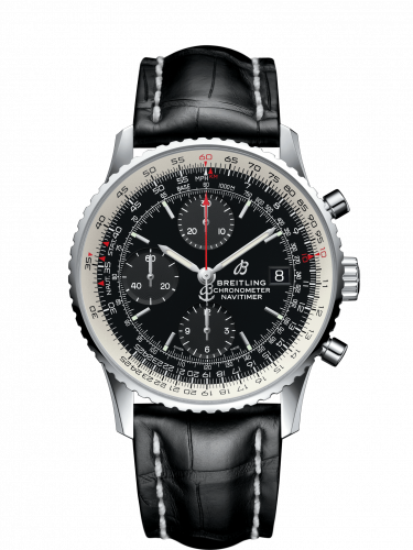 replica Breitling - A13324121B1P1 Navitimer 1 Chronograph 41 Stainless Steel / Black / Black Croco / Pin watch