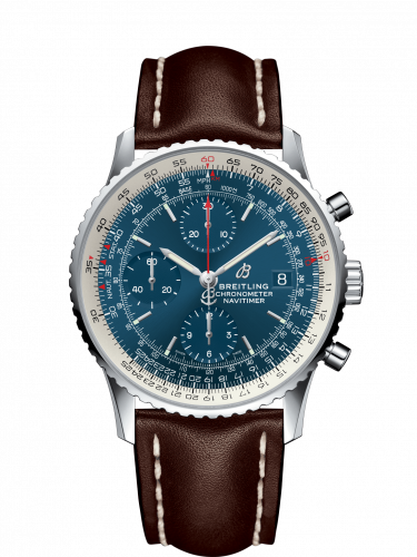 replica Breitling - A1332412/CA02/437X Navitimer 1 Chronograph 41 Stainless Steel / Blue / Calf / Pin watch