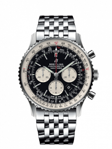 replica Breitling - AB0127211B1A1 Navitimer 1 B01 Chronograph 46 Stainless Steel / Black / Bracelet watch