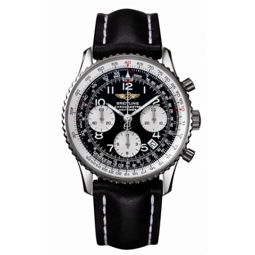 replica Breitling - A2332212/B637 Navitimer Black Arabic / Calf watch - Click Image to Close