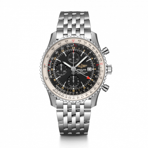replica Breitling - A24322121B1A1 Navitimer World Stainless Steel / Black / Bracelet watch