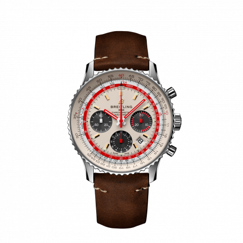 replica Breitling - AB01219A1G1X1 Navitimer 1 B01 Chronograph 43 Stainless Steel / Airline Editions TWA / Calf / Pin watch