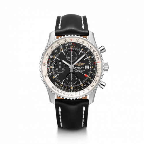 replica Breitling - A24322121B1X1 Navitimer World Stainless Steel / Black / Calf / Pin watch