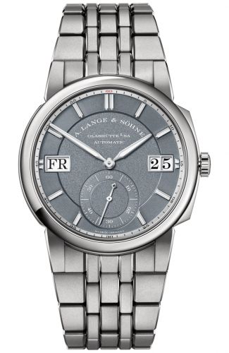 replica A. Lange & Söhne - 363.117 Odysseus Titanium / Ice Blue / Bracelet watch - Click Image to Close