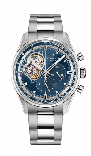 replica Zenith - 03.20416.4061/51.M2040 El Primero Chronomaster Open Stainless Steel / Blue / Bracelet watch
