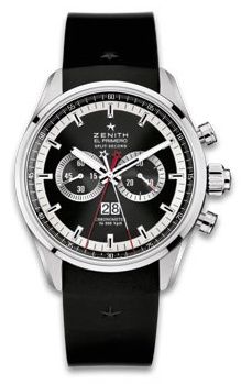 replica Zenith - 03.2050.4026/91.R530 El Primero Rattrapante Stainless Steel / Black / Rubber watch