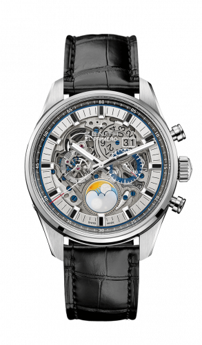 replica Zenith - 03.2530.4047/78.C813 El Primero Chronomaster Grande Date Full Open Stainless Steel / Alligator watch