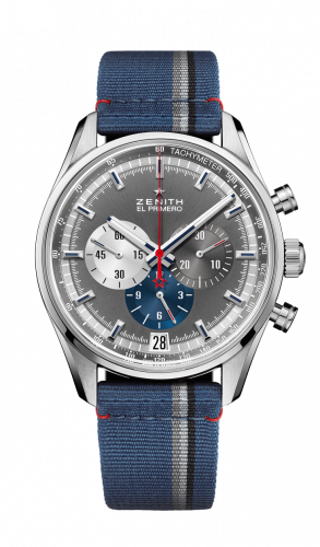 replica Zenith - 03.2040.400/26.C802 El Primero Chronomaster 42 Stainless Steel / Anthracite / Fabric watch