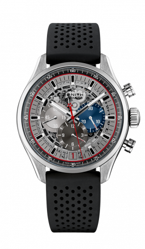 replica Zenith - 03.2522.400/69.R576 El Primero Chronomaster Skeleton 45 Stainless Steel / Rubber watch