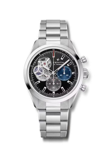 replica Zenith - 03.3300.3604/21.M3300 Chronomaster Open Stainless Steel / Black / Bracelet watch