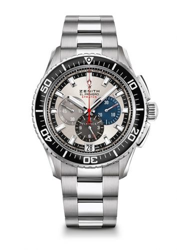 replica Zenith - 03.3300.3604/69.C823 Chronomaster Open Stainless Steel / Silver / Rubber watch