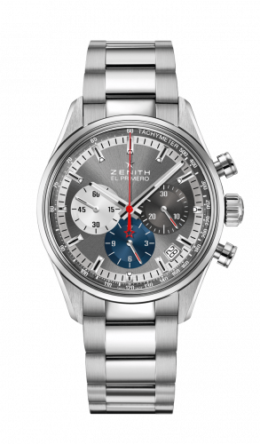 replica Zenith - 03.2150.400/26.M2150 El Primero Chronomaster 38 Stainless Steel / Slate / Bracelet watch