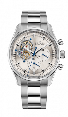 replica Zenith - 03.2040.4061/01.M2040 El Primero Chronomaster Open Stainless Steel / Silver / Bracelet watch - Click Image to Close