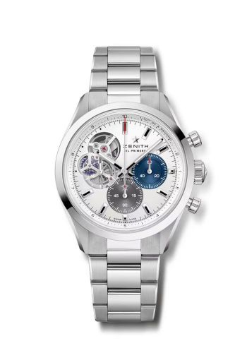 replica Zenith - 03.3300.3604/69.M3300 Chronomaster Open Stainless Steel / Silver / Bracelet watch - Click Image to Close