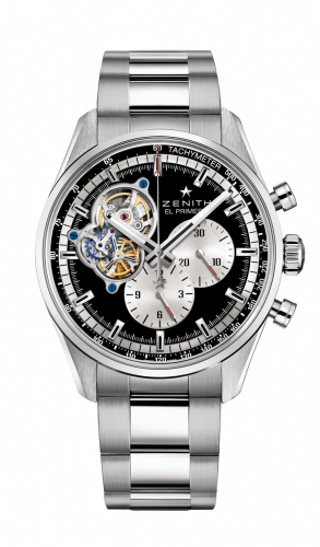 replica Zenith - 03.2042.4061/21.M2040 El Primero Chronomaster Open Stainless Steel / Black / Bracelet watch - Click Image to Close