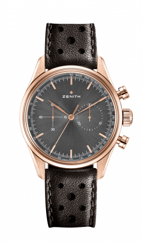 replica Zenith - 18.2150.4069/91.C812 El Primero 146 Rose Gold / Grey / Calf watch - Click Image to Close
