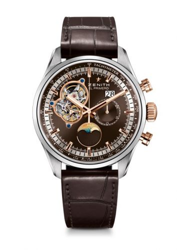 replica Zenith - 51.2161.4047/75.C713 El Primero Chronomaster Grande Date Brown watch - Click Image to Close