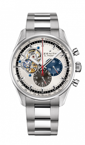 replica Zenith - 03.2040.4061/69.M2040 El Primero Chronomaster Open Stainless Steel / Silver 1969 / Bracelet watch