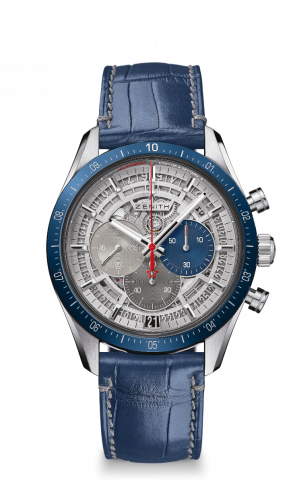 replica Zenith - 95.3002.3600/69.C818 Chronomaster 2 Titanium / Skeleton / Alligator watch
