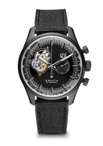 replica Zenith - 03.2040.400/69.C494 El Primero Chronomaster 42 Stainless Steel / Silver / Alligator watch - Click Image to Close