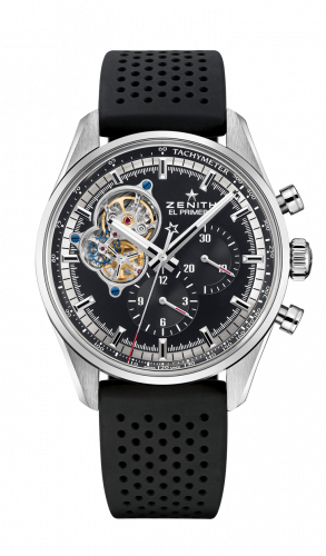 replica Zenith - 03.2040.4061/21.R576 El Primero Chronomaster Open Stainless Steel / Black / Rubber watch