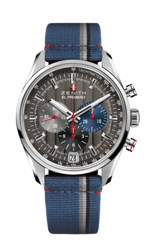 replica Zenith - 03.2046.400/25.C802 El Primero Chronomaster 42 Stainless Steel / Anthracite / Fabric / Classic Cars watch - Click Image to Close
