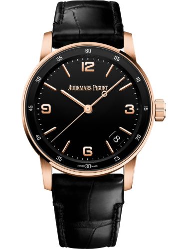 replica Audemars Piguet - 15210OR.OO.A002CR.01 CODE 11.59 Automatic Pink Gold / Black watch