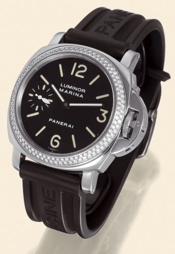 replica Panerai - PAM00031 Luminor Marina Diamond Bezel watch